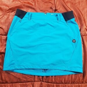 Volvik Women's Golf Lined Skort Skirt Size 67CM (Size 4-6) Blue Activewear RARE